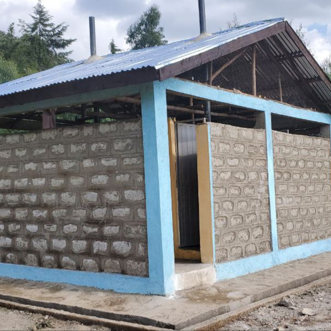 A Vented Improved Latrine for Boys and Girls (VIP latrine)