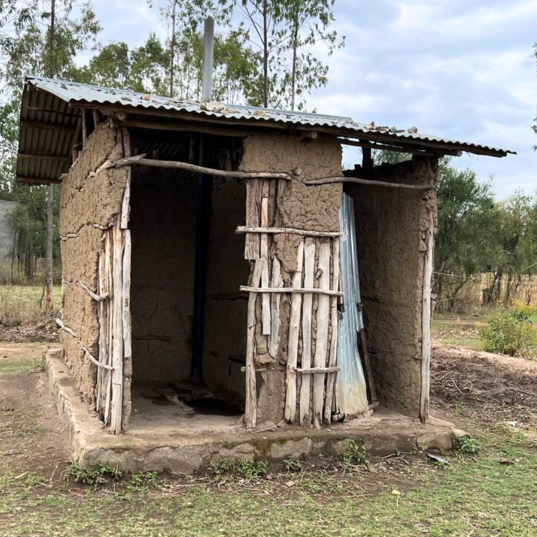 A Vented Improved Latrine for Boys and Girls (VIP latrine)
